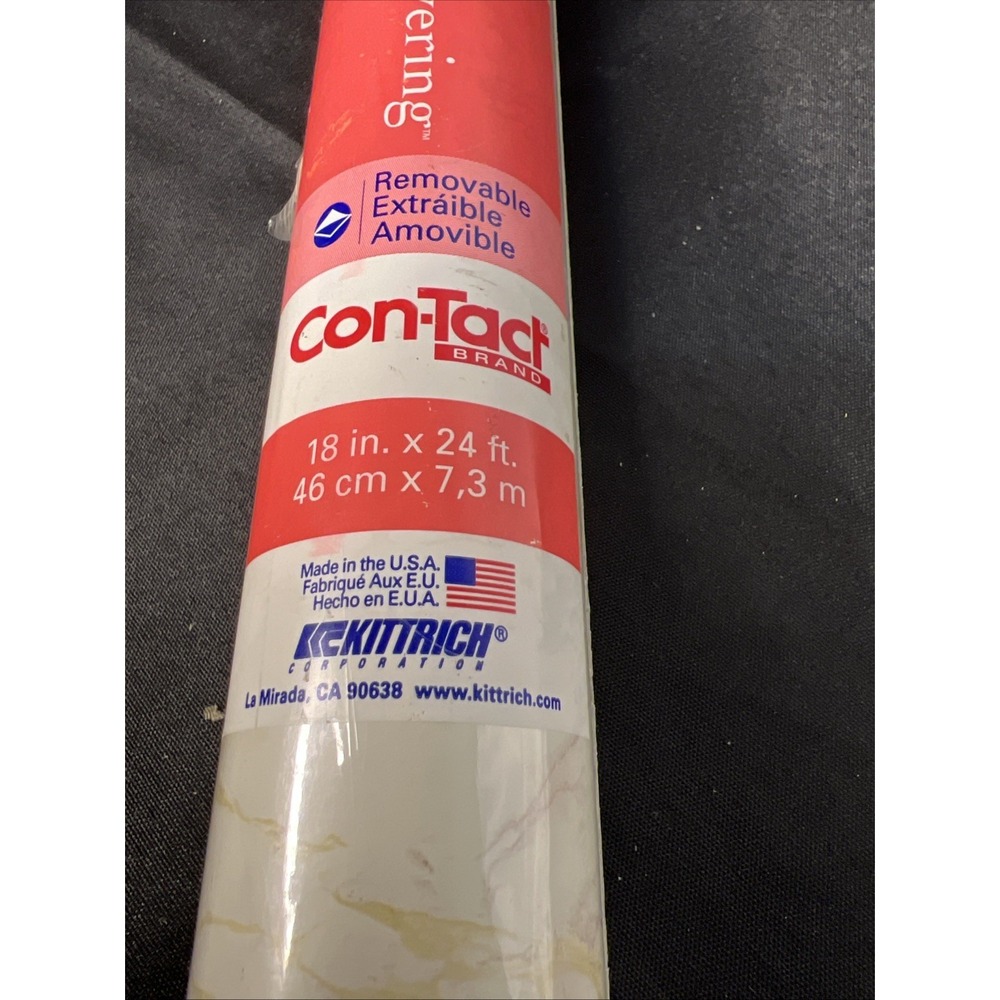 Con-Tact Kittrich Adhesive Covering Creative Covering 18x24' roll Marbled Beige